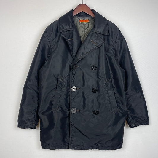 【中古品】【メンズ】 Buzz Rickson's バズリクソンズ NYLON TWILL PEA COAT ナイロン ツイル ピーコート ライトアウター 145-260114-yy-06-tei サイズ：M カラー：ブラック 万代Net店