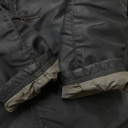【中古品】【メンズ】 Buzz Rickson's バズリクソンズ NYLON TWILL PEA COAT ナイロン ツイル ピーコート ライトアウター 145-260114-yy-06-tei サイズ：M カラー：ブラック 万代Net店