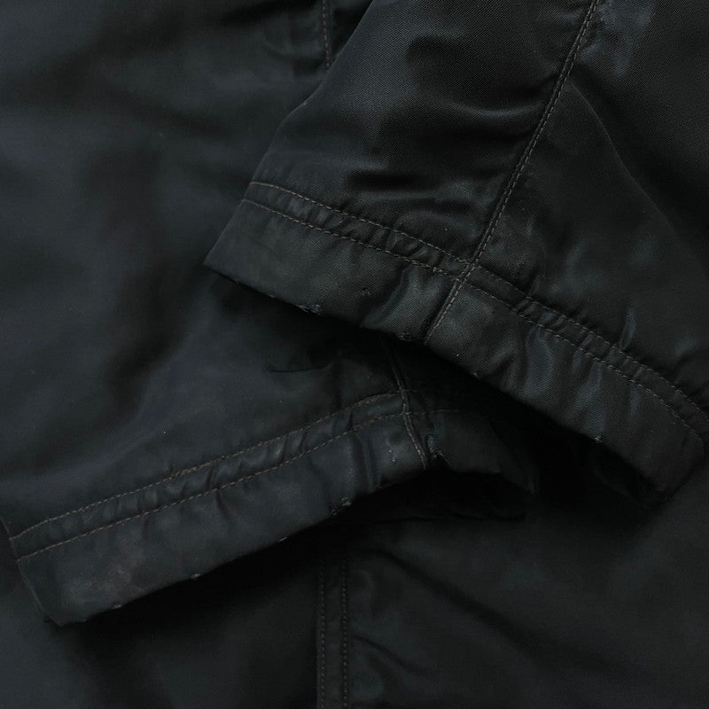 【中古品】【メンズ】 Buzz Rickson's バズリクソンズ NYLON TWILL PEA COAT ナイロン ツイル ピーコート ライトアウター 145-260114-yy-06-tei サイズ：M カラー：ブラック 万代Net店