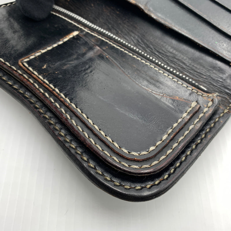 【現状渡し品】【メンズ】 BIG HAND ビッグハンド STINGRAY WALLET スティングレイ 長財布 バイカーズウォレット ウォレットチェーン レザー 200-260712-ko-02-tei カラー：ブラウン系 万代Net店