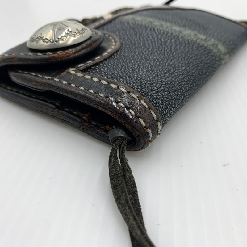 【現状渡し品】【メンズ】 BIG HAND ビッグハンド STINGRAY WALLET スティングレイ 長財布 バイカーズウォレット ウォレットチェーン レザー 200-260712-ko-02-tei カラー：ブラウン系 万代Net店