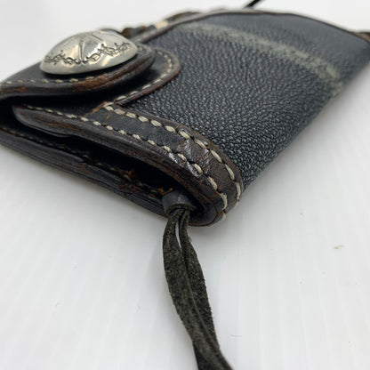 【現状渡し品】【メンズ】 BIG HAND ビッグハンド STINGRAY WALLET スティングレイ 長財布 バイカーズウォレット ウォレットチェーン レザー 200-260712-ko-02-tei カラー：ブラウン系 万代Net店