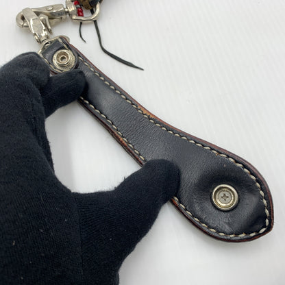 【現状渡し品】【メンズ】 BIG HAND ビッグハンド STINGRAY WALLET スティングレイ 長財布 バイカーズウォレット ウォレットチェーン レザー 200-260712-ko-02-tei カラー：ブラウン系 万代Net店