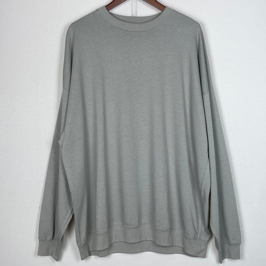 【中古品】【メンズ】 MARKA マーカ M23A-12CS01C 23SS OVERSIZE CREW NECK 2023春夏 オーバーサイズ クルー ネック 長袖 トップス 140-260906-sa-30-teih サイズ：3 カラー：グレー 万代Net店