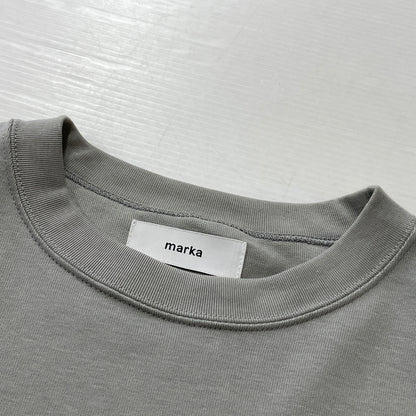 【中古品】【メンズ】 MARKA マーカ M23A-12CS01C 23SS OVERSIZE CREW NECK 2023春夏 オーバーサイズ クルー ネック 長袖 トップス 140-260906-sa-30-teih サイズ：3 カラー：グレー 万代Net店