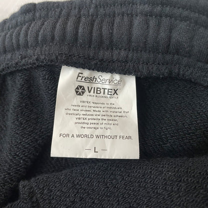 【中古品】【メンズ】 FRESH SERVICE フレッシュサービス × VIBTEX ビブテックス 別注 コラボ VIBTEX SWEAT PANTS ビブテックス スウェット パンツ ボトムス 151-260114-yy-33-tei サイズ：L カラー：ブラック 万代Net店