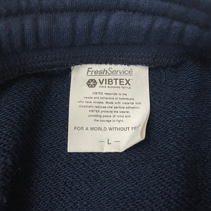 【中古品】【メンズ】 FRESH SERVICE フレッシュサービス × VIBTEX ビブテックス 別注 コラボ VIBTEX SWEAT PANTS ビブテックス スウェット パンツ ボトムス 151-260114-yy-34-tei サイズ：L カラー：ネイビー 万代Net店