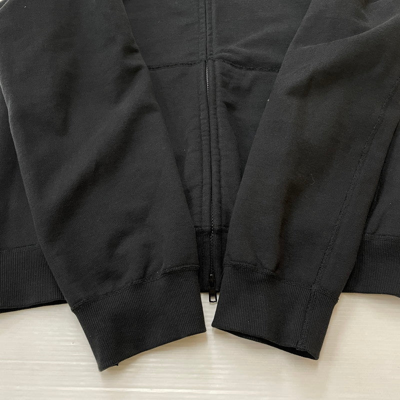 【中古品】【メンズ】 KAIKO カイコー × HARU ハル 別注 コラボ DOUBLE ZIP PARKA BLACK KAIKO-24-101 ダブル ジップ パーカー ブラック 長袖 トップス 140-260115-yo-08-fuzh サイズ：4 カラー：ブラック 万代Net店