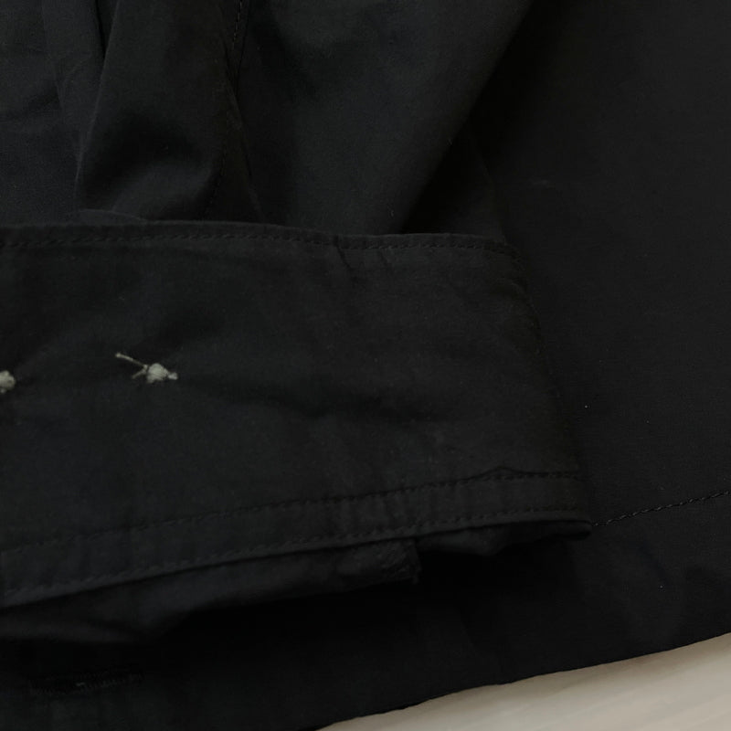 【中古品】【メンズ】 UNIQLO +J ユニクロ プラスジェー DRAWCHORD OPENCOLLAR SHIRT ドローコード付き オープンカラー シャツ 長袖 トップス 147-260830-sa-11-tei サイズ：XL カラー：ブラック 万代Net店
