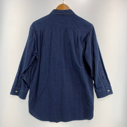 【中古品】【メンズ】 JELADO ジェラード ストライプ シャツ 140-260818-nm-60-tei サイズ：16 カラー：ネイビー 万代Net店