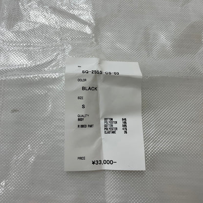【中古品】【メンズ】 SEQUEL シークエル 25SS CREW NECK SWEAT SQ-25SS-CS-03 クルーネック スウェット トップス トレーナー 142-260114-yy-24-fuzh サイズ：S カラー：ブラック 万代Net店