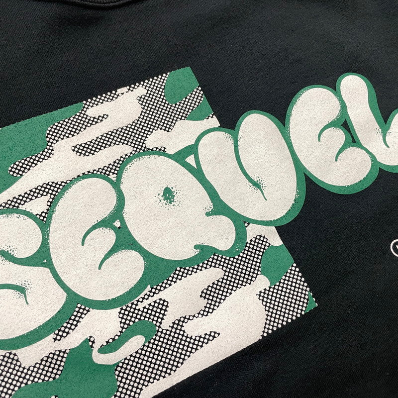 【中古品】【メンズ】 SEQUEL シークエル 25SS CREW NECK SWEAT SQ-25SS-CS-03 クルーネック スウェット トップス トレーナー 142-260114-yy-24-fuzh サイズ：S カラー：ブラック 万代Net店