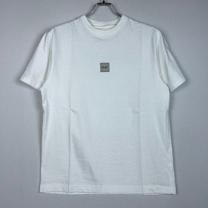 【中古品】【メンズ】 SEQUEL シークエル 24AW PLAY LOGO S/S TEE SQ-24AW-ST-09 プレイ ロゴ ショートスリーブ Tシャツ 半袖 トップス 142-260114-yy-18-tei サイズ：S カラー：ホワイト 万代Net店