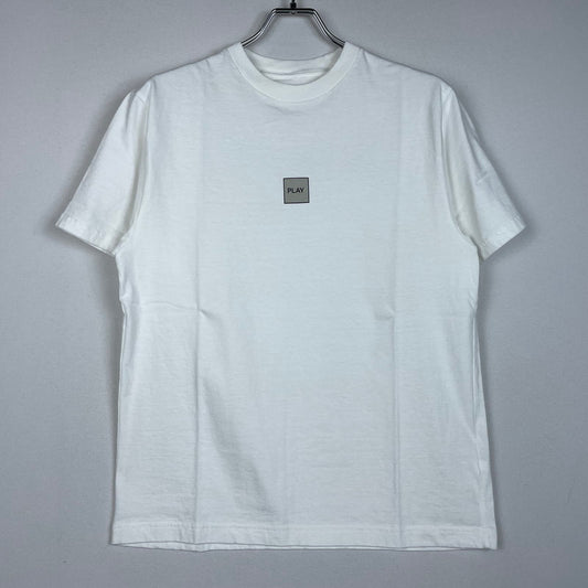 【中古品】【メンズ】 SEQUEL シークエル 24AW PLAY LOGO S/S TEE SQ-24AW-ST-09 プレイ ロゴ ショートスリーブ Tシャツ 半袖 トップス 142-260114-yy-18-tei サイズ：S カラー：ホワイト 万代Net店