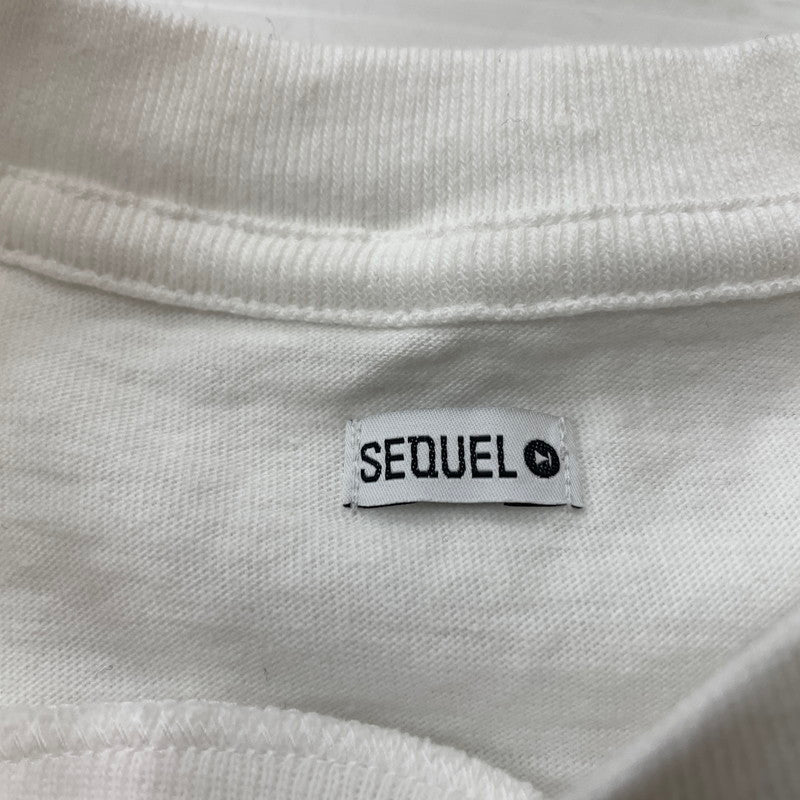 【中古品】【メンズ】 SEQUEL シークエル 24AW PLAY LOGO S/S TEE SQ-24AW-ST-09 プレイ ロゴ ショートスリーブ Tシャツ 半袖 トップス 142-260114-yy-18-tei サイズ：S カラー：ホワイト 万代Net店