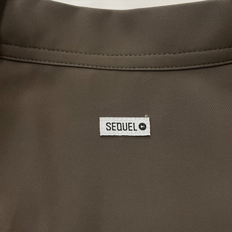 【中古品】【メンズ】 SEQUEL シークエル SET UP OPEN COLLAR SHIRT & SHORTS SQ-25SS-SHSP-01 セットアップ オープンカラー シャツ & ショーツ 142-260114-yy-12-fuz サイズ：S カラー：ブラウン 万代Net店