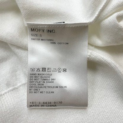 【中古品】【メンズ】 SEQUEL シークエル 25SS KNIT CREW NECK SQ-25SS-KN-01 ニット クルーネック 長袖 トップス セーター 142-260114-yy-20-tei サイズ：S カラー：ホワイト 万代Net店