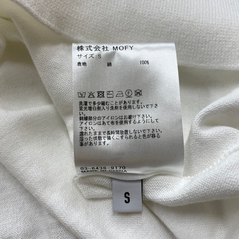 【中古品】【メンズ】 SEQUEL シークエル 25SS KNIT CREW NECK SQ-25SS-KN-01 ニット クルーネック 長袖 トップス セーター 142-260114-yy-20-tei サイズ：S カラー：ホワイト 万代Net店