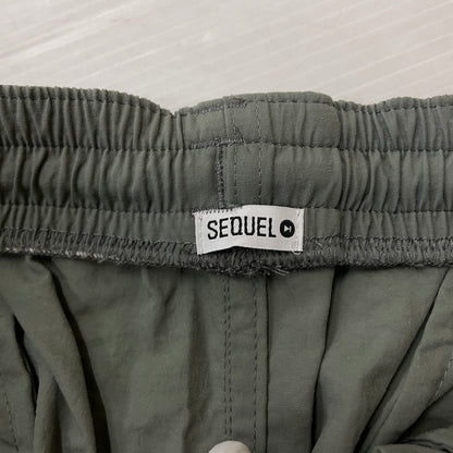 【中古品】【メンズ】 SEQUEL シークエル EASY SHORTS SQ-25SS-SP04 イージー ショーツ ボトムス ショートパンツ ハーフパンツ 153-260114-yy-28-tei サイズ：S カラー：オリーブ 万代Net店