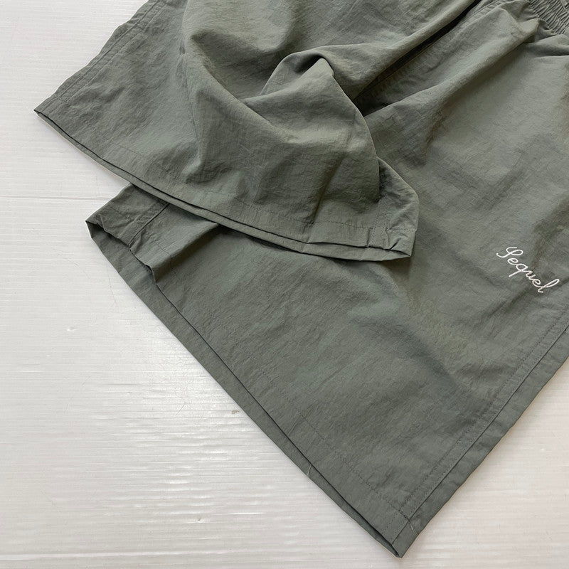 【中古品】【メンズ】 SEQUEL シークエル EASY SHORTS SQ-25SS-SP04 イージー ショーツ ボトムス ショートパンツ ハーフパンツ 153-260114-yy-28-tei サイズ：S カラー：オリーブ 万代Net店