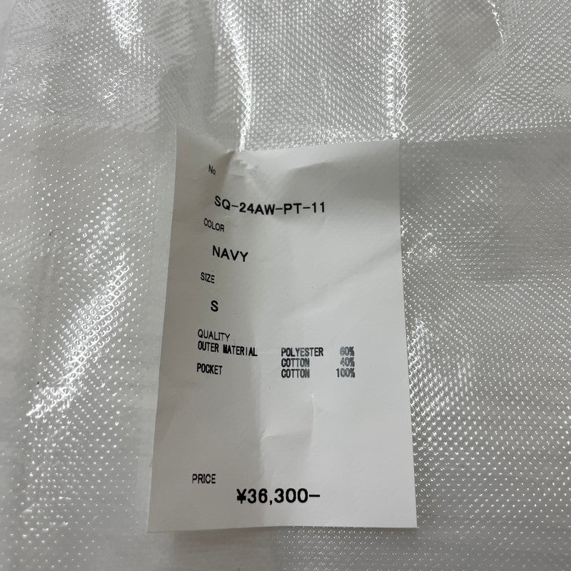 【中古品】【メンズ】 SEQUEL シークエル CHINO PANTS TYPE-F SQ-24AW-PT-11 チノパンツ タイプ-F ボトムス 153-260114-yy-30-tei サイズ：S カラー：ネイビー 万代Net店