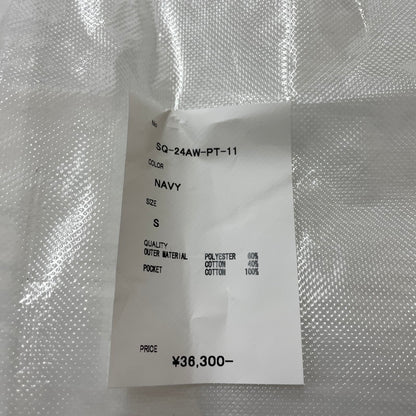 【中古品】【メンズ】 SEQUEL シークエル CHINO PANTS TYPE-F SQ-24AW-PT-11 チノパンツ タイプ-F ボトムス 153-260114-yy-30-tei サイズ：S カラー：ネイビー 万代Net店