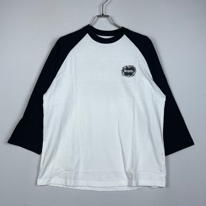 【中古品】【メンズ】 SEQUEL シークエル 24AW RAGLAN L/S TEE SQ-24AW-RT-02 ラグラン ロングスリーブ Tシャツ 長袖 トップス 142-260114-yy-21-fuzh サイズ：S カラー：ブラック 万代Net店