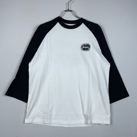【中古品】【メンズ】 SEQUEL シークエル 24AW RAGLAN L/S TEE SQ-24AW-RT-02 ラグラン ロングスリーブ Tシャツ 長袖 トップス 142-260114-yy-21-tei サイズ：S カラー：ブラック 万代Net店