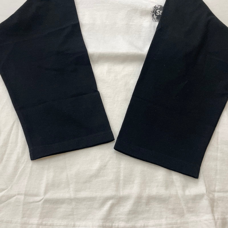 【中古品】【メンズ】 SEQUEL シークエル 24AW RAGLAN L/S TEE SQ-24AW-RT-02 ラグラン ロングスリーブ Tシャツ 長袖 トップス 142-260114-yy-21-fuzh サイズ：S カラー：ブラック 万代Net店