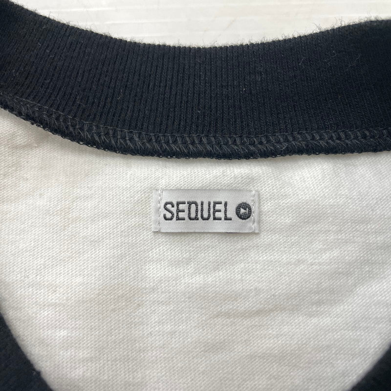 【中古品】【メンズ】 SEQUEL シークエル 24AW RAGLAN L/S TEE SQ-24AW-RT-02 ラグラン ロングスリーブ Tシャツ 長袖 トップス 142-260114-yy-21-fuzh サイズ：S カラー：ブラック 万代Net店