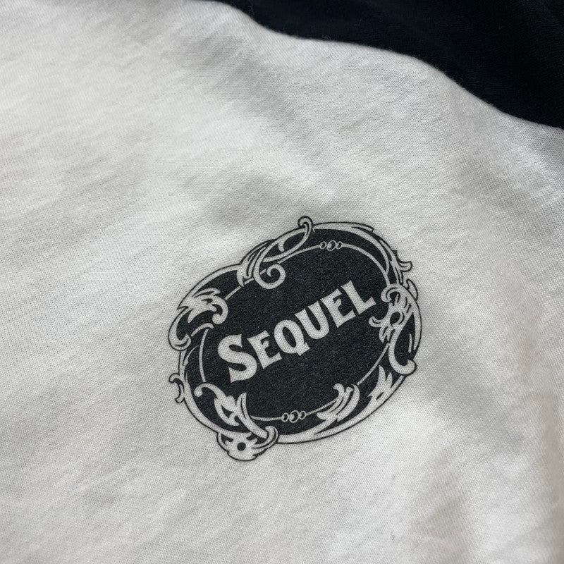 【中古品】【メンズ】 SEQUEL シークエル 24AW RAGLAN L/S TEE SQ-24AW-RT-02 ラグラン ロングスリーブ Tシャツ 長袖 トップス 142-260114-yy-21-fuzh サイズ：S カラー：ブラック 万代Net店