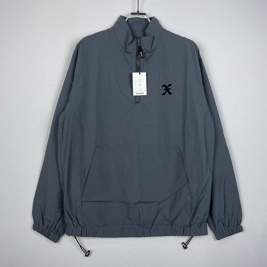 【中古品】【メンズ】 GOD SELCTION XXX ゴッドセレクショントリプルエックス HALF ZIP TRACK JACKET GX-S25-JK-01 ハーフジップ トラックジャケット ライトアウター 142-260114-yy-10-fuz サイズ：S カラー：グレー 万代Net店