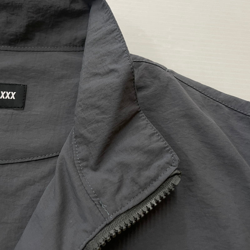 【中古品】【メンズ】 GOD SELCTION XXX ゴッドセレクショントリプルエックス HALF ZIP TRACK JACKET GX-S25-JK-01 ハーフジップ トラックジャケット ライトアウター 142-260114-yy-10-fuz サイズ：S カラー：グレー 万代Net店