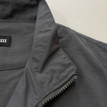 【中古品】【メンズ】 GOD SELCTION XXX ゴッドセレクショントリプルエックス HALF ZIP TRACK JACKET GX-S25-JK-01 ハーフジップ トラックジャケット ライトアウター 142-260114-yy-10-fuz サイズ：S カラー：グレー 万代Net店