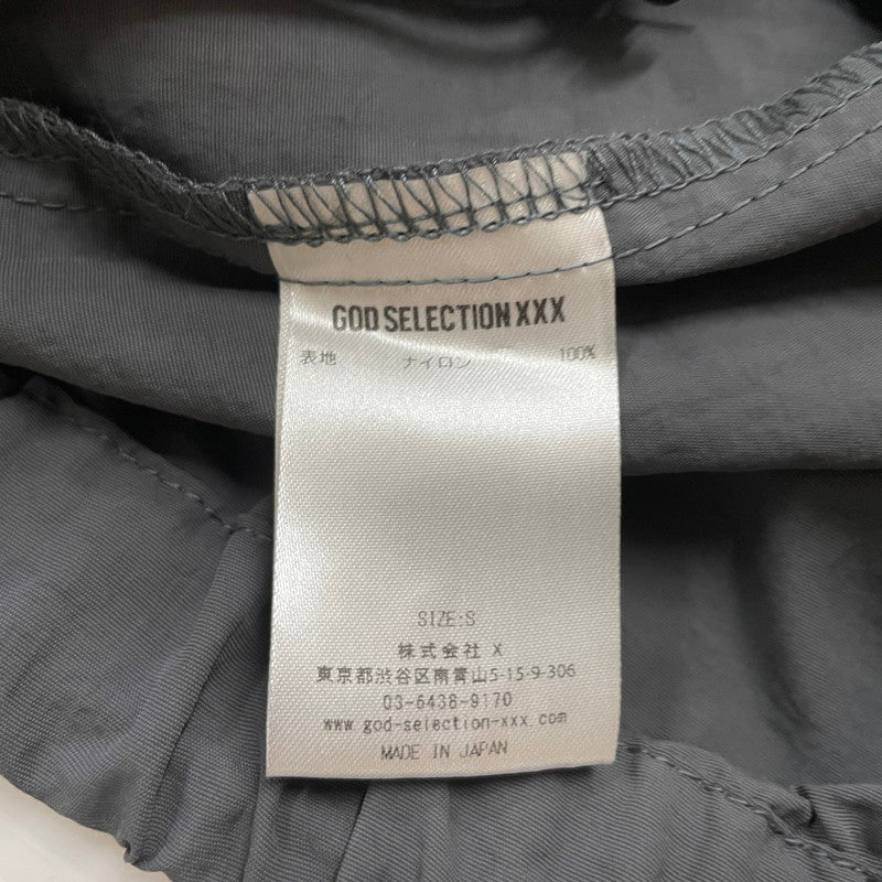【中古品】【メンズ】 GOD SELCTION XXX ゴッドセレクショントリプルエックス HALF ZIP TRACK JACKET GX-S25-JK-01 ハーフジップ トラックジャケット ライトアウター 142-260114-yy-10-fuz サイズ：S カラー：グレー 万代Net店
