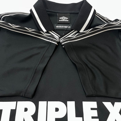 【中古品】【メンズ】 GOD SELCTION XXX ゴッドセレクショントリプルエックス × UMBRO アンブロ 別注 コラボ SHORT SLEEVE TEE GX-A25-UCS-01 ショートスリーブ 半袖Tシャツ 142-260114-yy-16-fuz サイズ：S カラー：ブラック 万代Net店