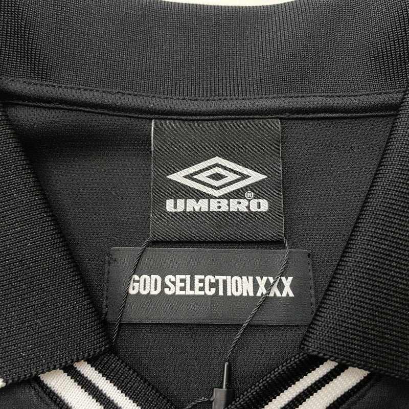 【中古品】【メンズ】 GOD SELCTION XXX ゴッドセレクショントリプルエックス × UMBRO アンブロ 別注 コラボ SHORT SLEEVE TEE GX-A25-UCS-01 ショートスリーブ 半袖Tシャツ 142-260114-yy-16-fuz サイズ：S カラー：ブラック 万代Net店