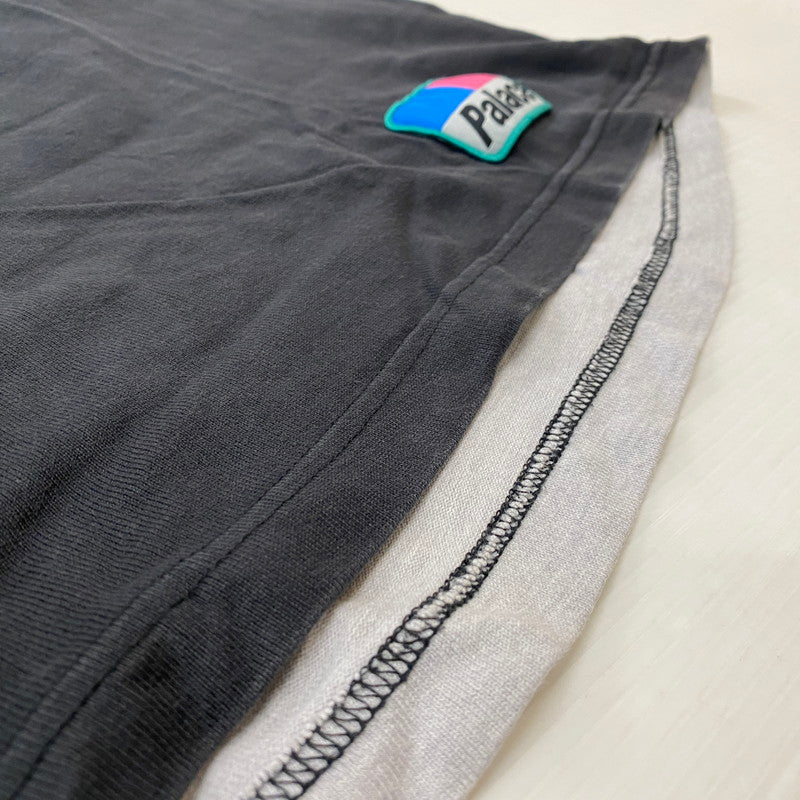 【中古品】【メンズ】 PALACE パレス SKATEBOARDS SPLITTER L/S TEE スケートボード スプリッター ロングスリーブ Tシャツ 長袖 トップス 142-260116-ks-03-tei サイズ：S カラー：グレー 万代Net店