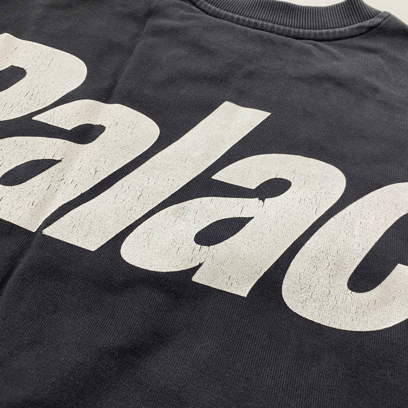 【中古品】【メンズ】 PALACE パレス SKATEBOARDS SPLITTER L/S TEE スケートボード スプリッター ロングスリーブ Tシャツ 長袖 トップス 142-260116-ks-03-tei サイズ：S カラー：グレー 万代Net店