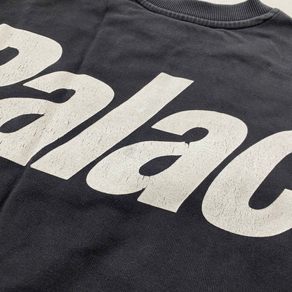 【中古品】【メンズ】 PALACE パレス SKATEBOARDS SPLITTER L/S TEE スケートボード スプリッター ロングスリーブ Tシャツ 長袖 トップス 142-260116-ks-03-tei サイズ：S カラー：グレー 万代Net店