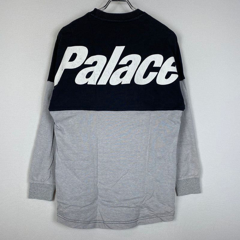 【中古品】【メンズ】 PALACE パレス SKATEBOARDS SPLITTER L/S TEE スケートボード スプリッター ロングスリーブ Tシャツ 長袖 トップス 142-260116-ks-03-tei サイズ：S カラー：グレー 万代Net店