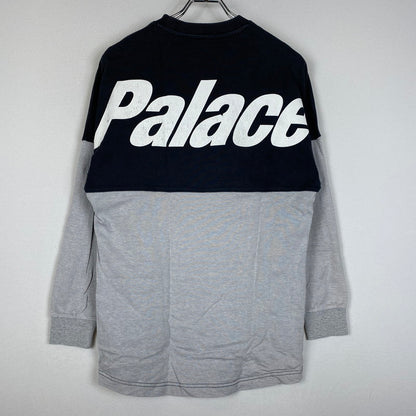 【中古品】【メンズ】 PALACE パレス SKATEBOARDS SPLITTER L/S TEE スケートボード スプリッター ロングスリーブ Tシャツ 長袖 トップス 142-260116-ks-03-tei サイズ：S カラー：グレー 万代Net店