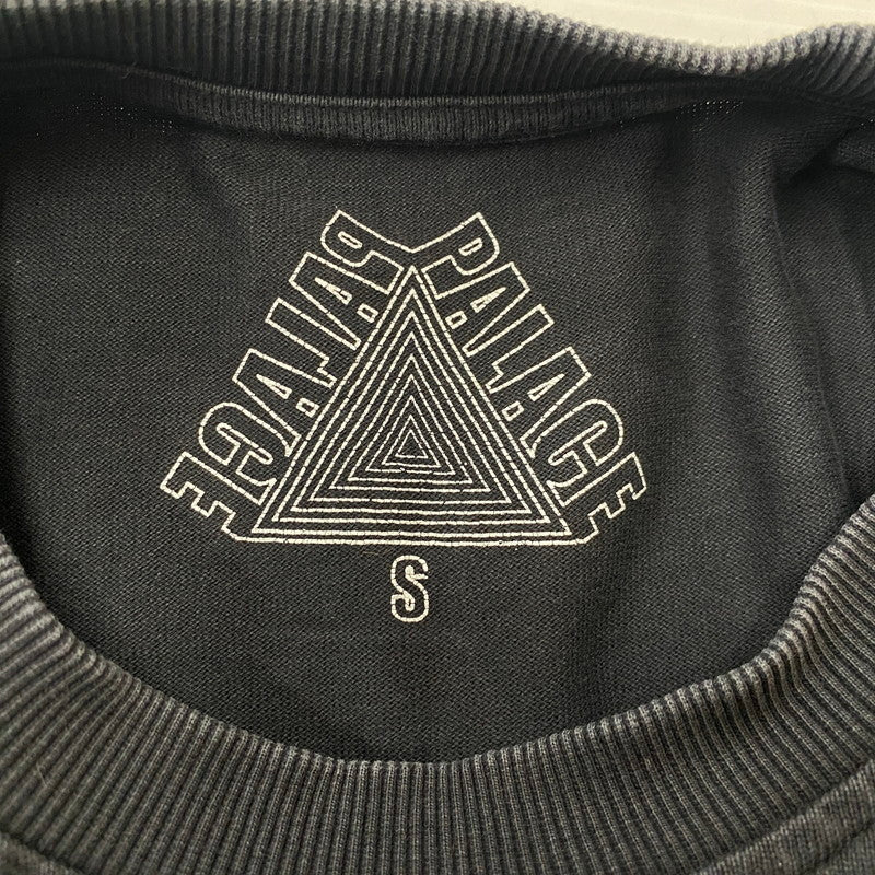 【中古品】【メンズ】 PALACE パレス SKATEBOARDS SPLITTER L/S TEE スケートボード スプリッター ロングスリーブ Tシャツ 長袖 トップス 142-260116-ks-03-tei サイズ：S カラー：グレー 万代Net店