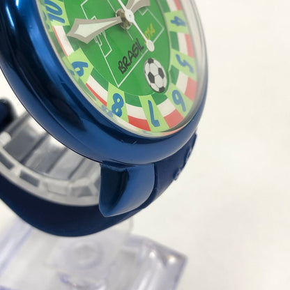 【中古品】【メンズ】 Gaga Milano ガガ・ミラノ MANUALE 48mm FIFA WORLD CUP 2014 ITALY MODEL 5070.1 マヌアーレ48mm FIFAワールドカップ2014 イタリアモデル 腕時計 自動巻き 197-260118-yy-01-tei カラー：ブルー 万代Net店