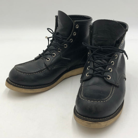 【現状渡し品】【メンズ】 RED WING レッドウィング 6-INCH CLASSIC MOC 8179 6インチ クラシック モック ブーツ 靴 USA製 164-260117-yy-16-tei カラー：ブラック 万代Net店