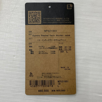 【中古品】【メンズ】 × THE NORTH FACE ザ・ノースフェイス 別注 コラボ 21AW BLEACHED MOUNTAIN JACKET NP52100I ブリーチド マウンテン ジャケット ライトアウター 149-260116-yy-08-fuzh サイズ：L カラー：インディゴ 万代Net店