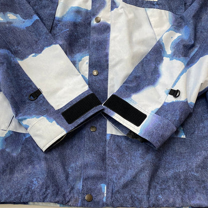 【中古品】【メンズ】 × THE NORTH FACE ザ・ノースフェイス 別注 コラボ 21AW BLEACHED MOUNTAIN JACKET NP52100I ブリーチド マウンテン ジャケット ライトアウター 149-260116-yy-08-fuzh サイズ：L カラー：インディゴ 万代Net店