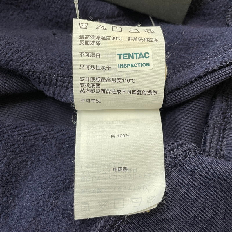 【中古品】【メンズ】 PALACE パレス × EVISU エヴィス 別注 コラボ SEAGULL HOOD P24EVCS003 シーガル フード 長袖 トップス プルオーバー パーカー 142-260115-yo-17-fuz サイズ：XL カラー：ネイビー 万代Net店