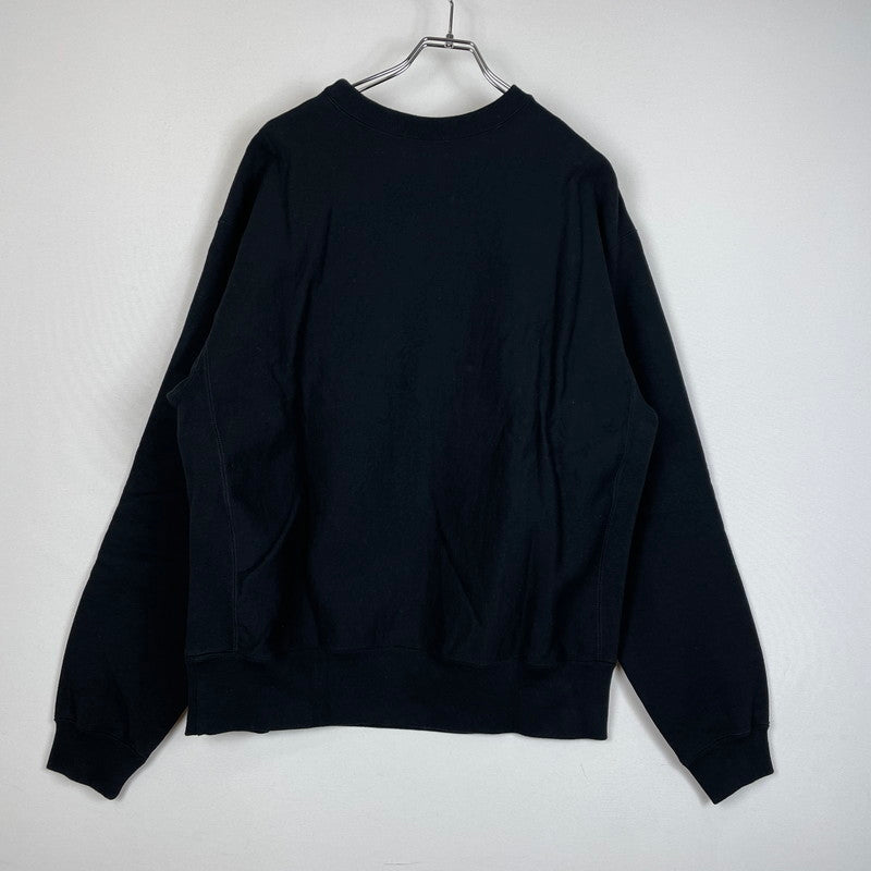 【中古品】【メンズ】 WASTED YOUTH ウェイステッドユース LOGO SWEAT WY26CS004 ロゴ スウェット 長袖 トップス トレーナー 142-260115-yo-13-tei サイズ：XL カラー：ブラック 万代Net店