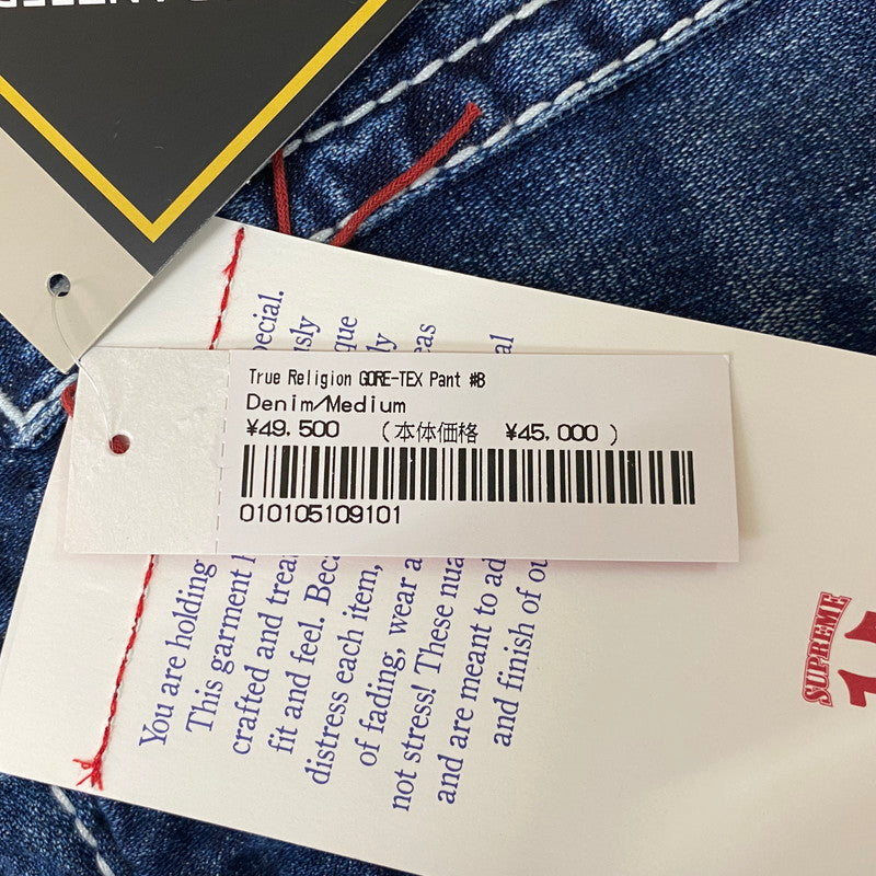 【中古品】【メンズ】 Supreme × TRUE RELIGION シュプリーム トゥルーレリジョン 別注 コラボ 22AW GORE-TEX PANT ゴアテックス パンツ 149-260116-yy-11-fuzh サイズ：M カラー：デニム 万代Net店